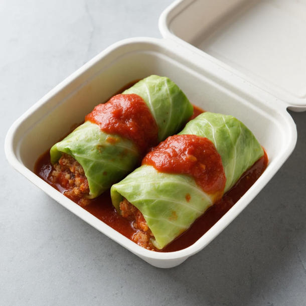 Голубцы с цыпленком и булгуром