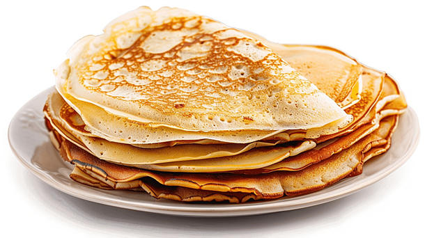 Классический блин с топпингом (Сметана, варенье, сгущенка)