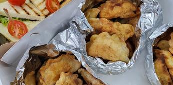 Легкий фуршет с горячими закусками на 40-45 персон