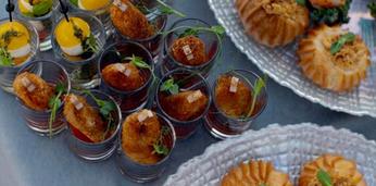 Фуршет с горячими закускам на 8 персон